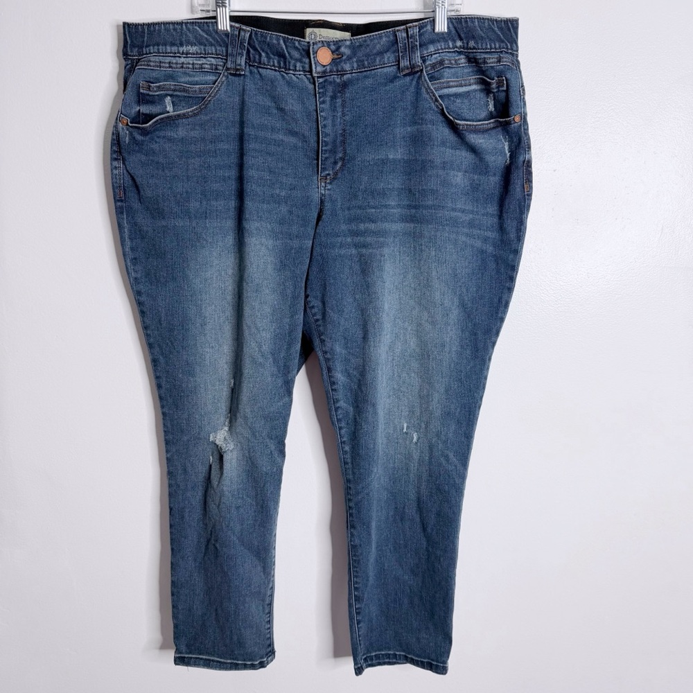 Democracy Ab Technology Skinny Distressed‎ Jeans Plus Size 22W Stretch Casual